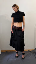 405 / COP COPINE asymmetric skirt