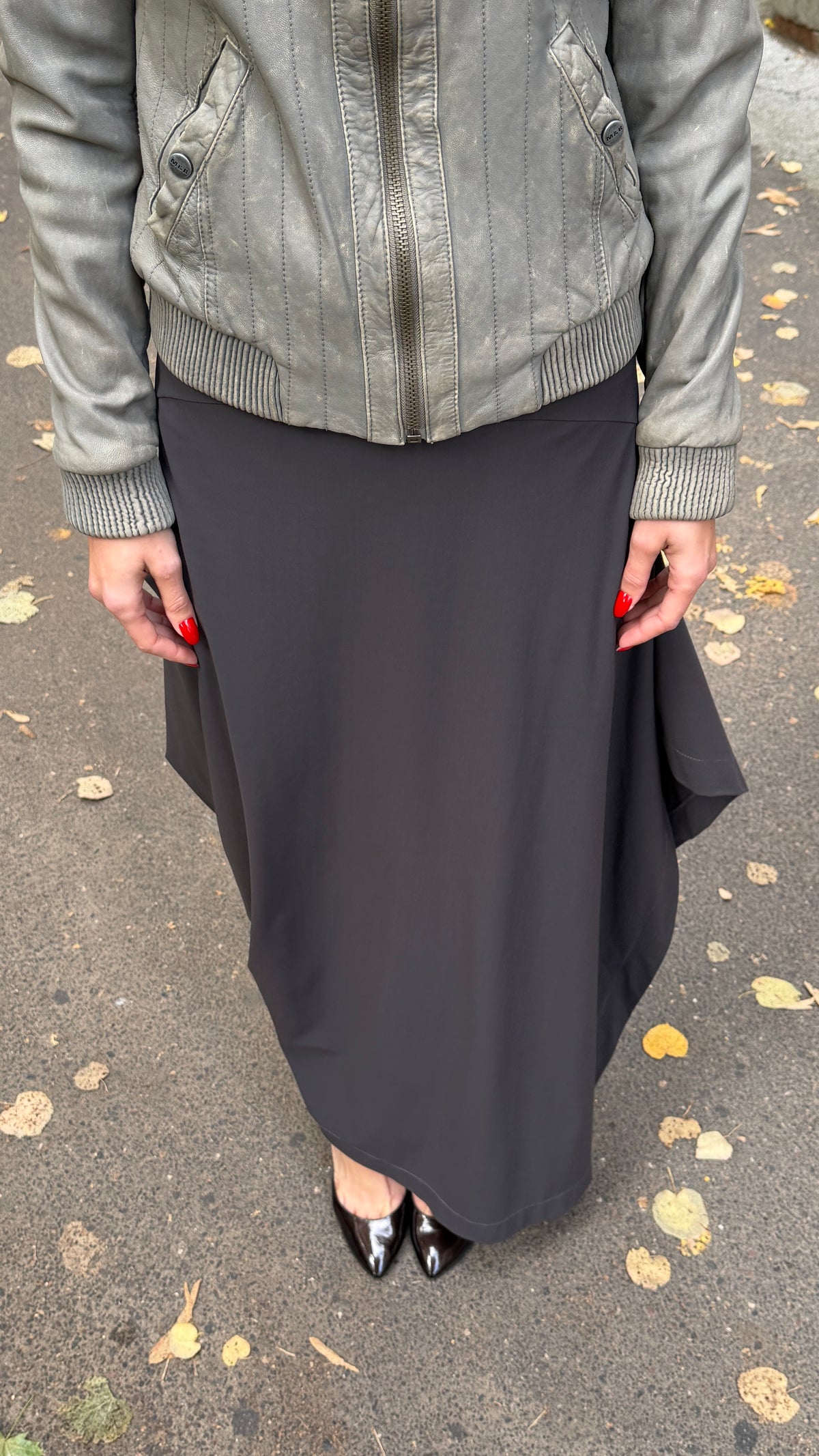 404 / MARITHE+FRANCOIS GIRBAUD asymmetric skirt
