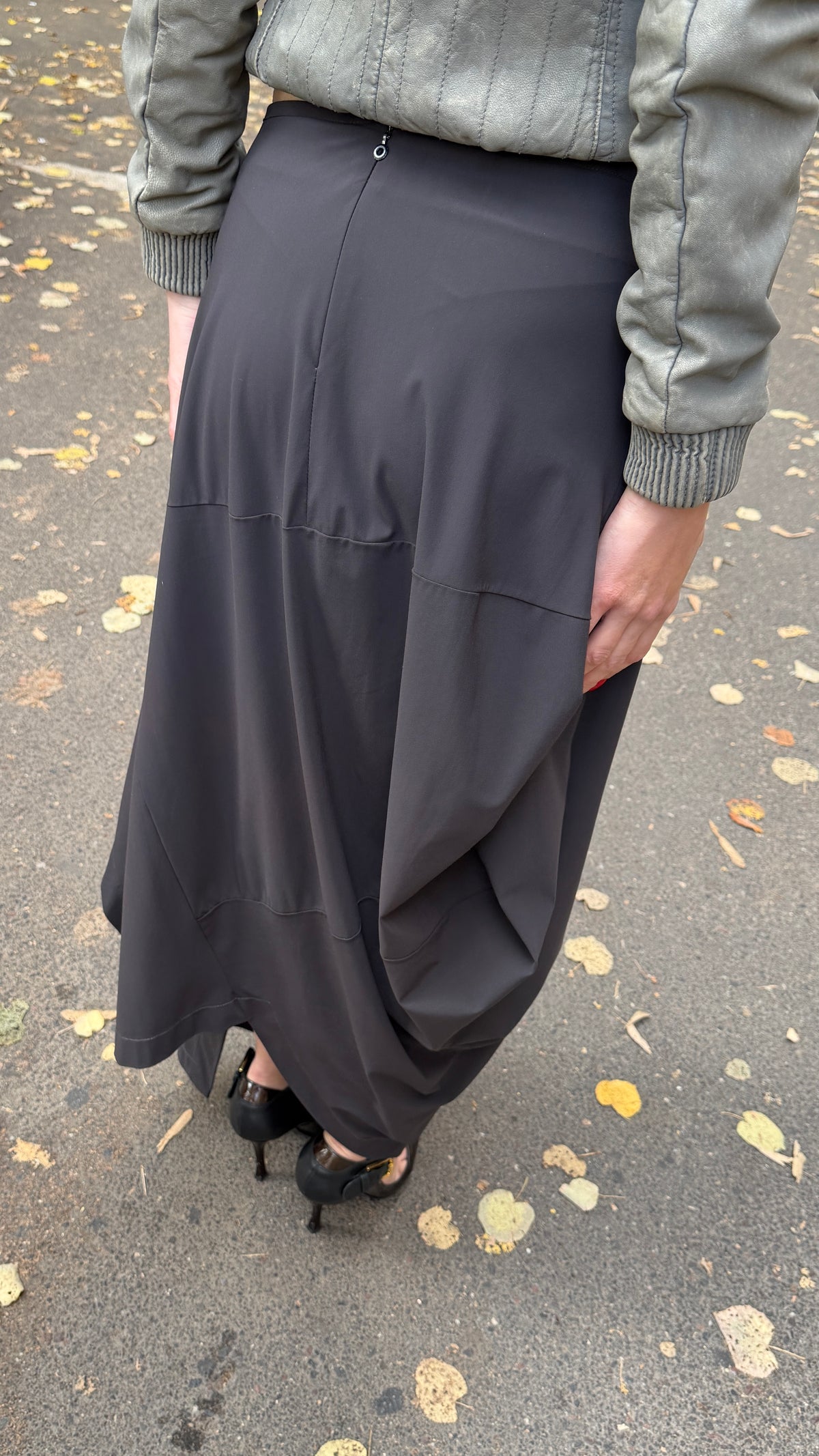 404 / MARITHE+FRANCOIS GIRBAUD asymmetric skirt