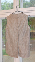 172 / linen snap-button top