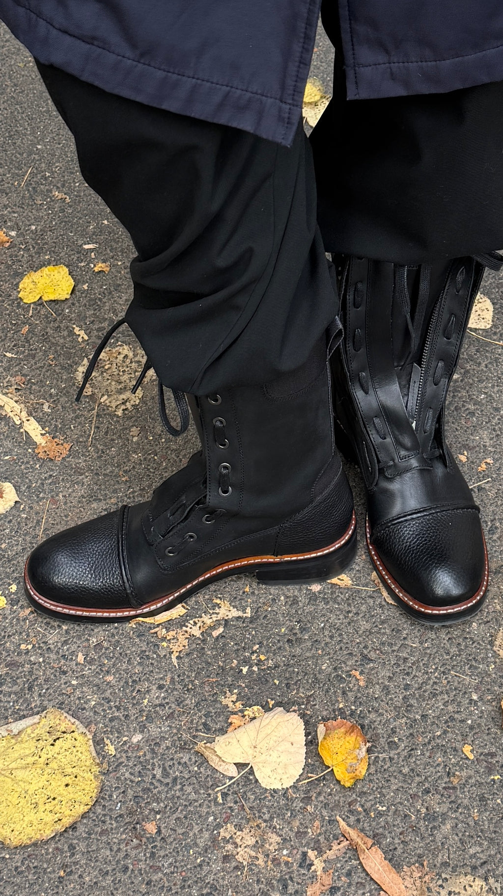 403 / G-STAR RAW leather boots