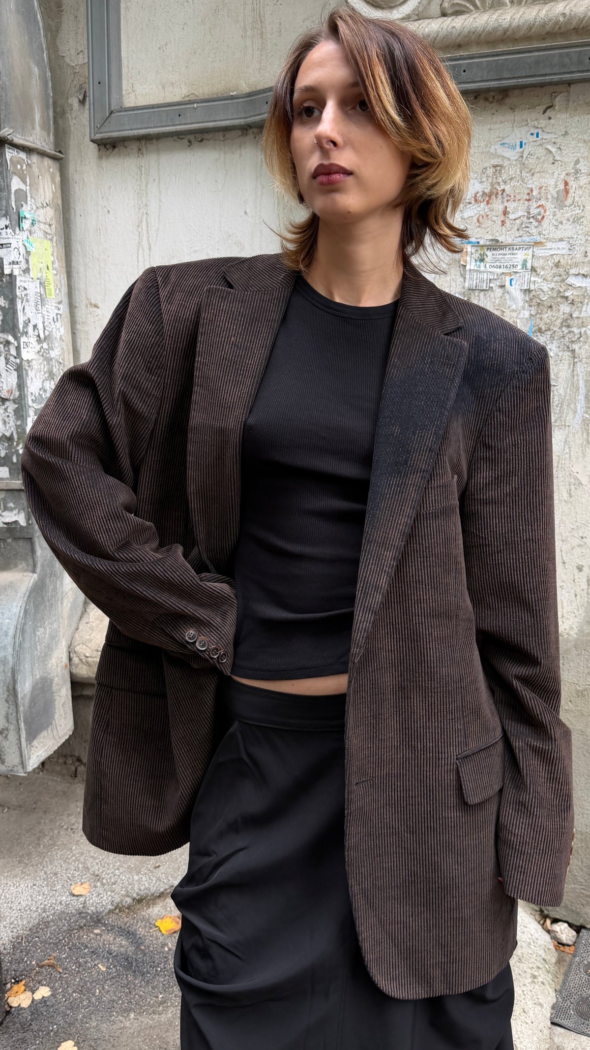 400 / HUGO BOSS corduroy blazer