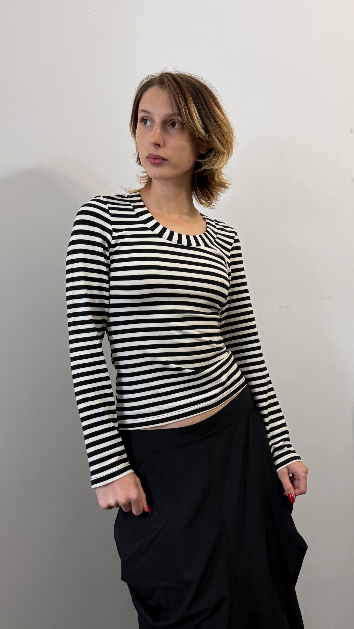 406 / striped longsleeve top