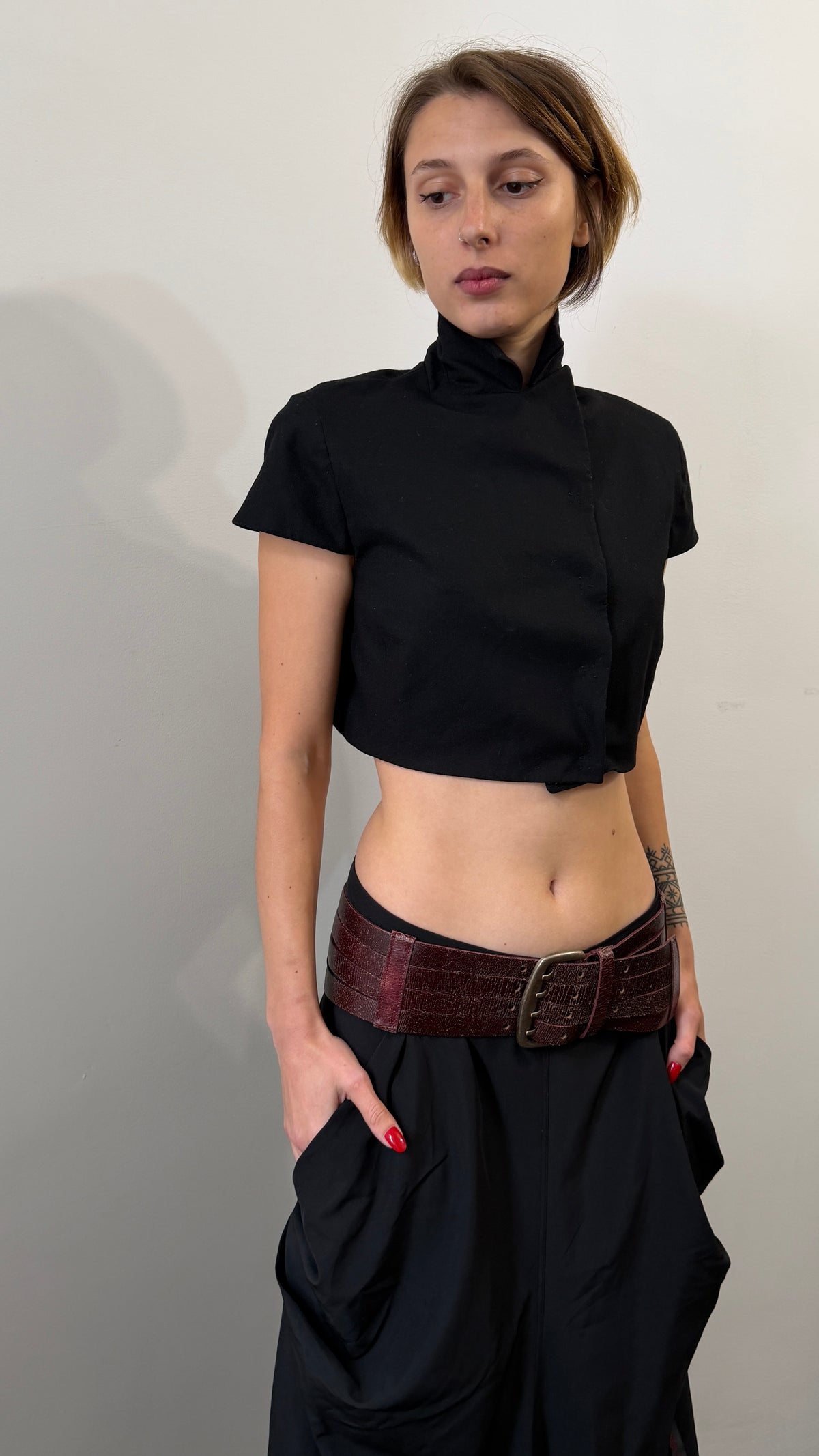 417 / ARMANI leather belt