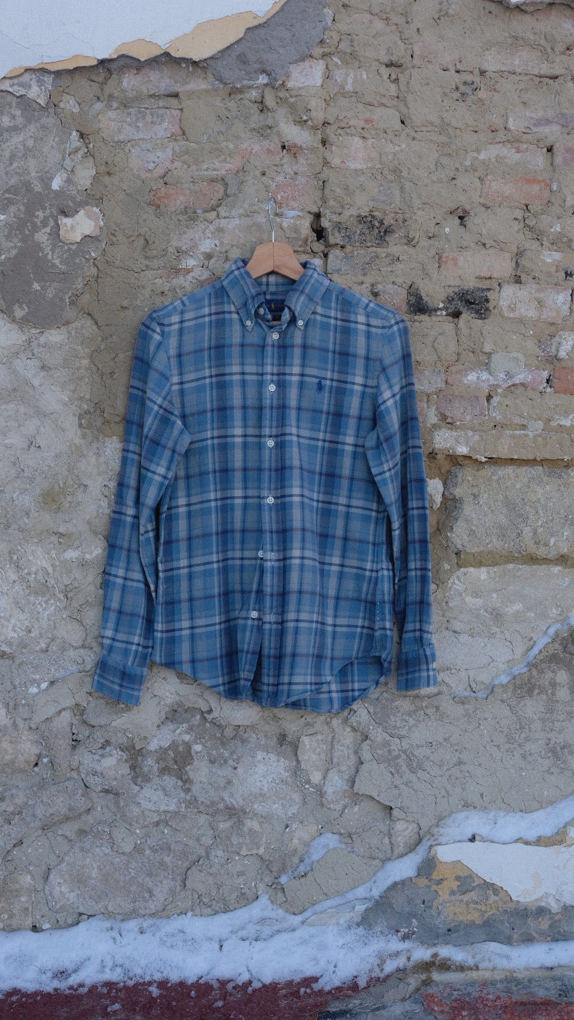 044 / RALPH LAUREN plaid shirt