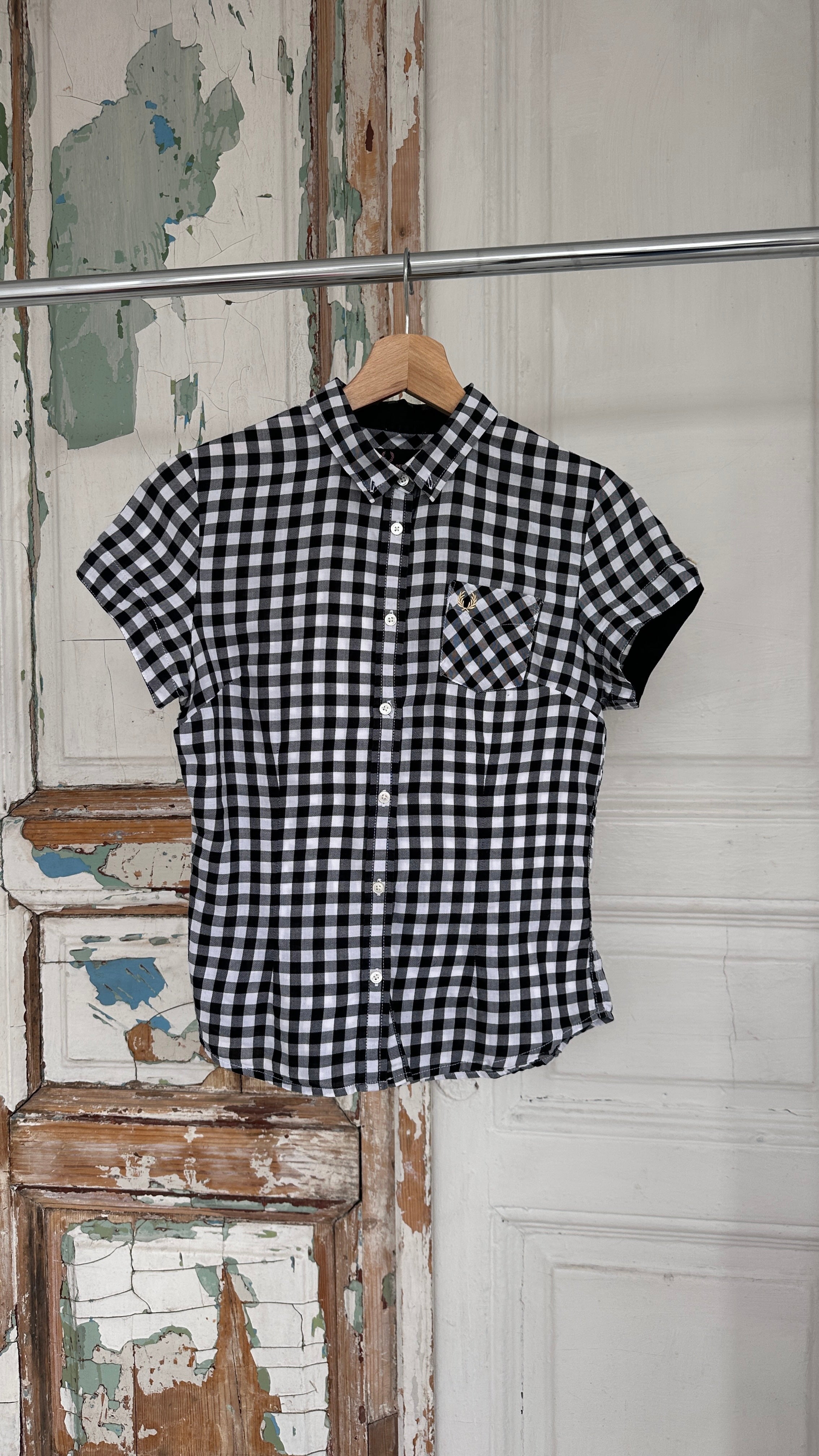 156 / FRED PERRY gingham check shirt