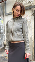 411 / M&R bomber leather jacket