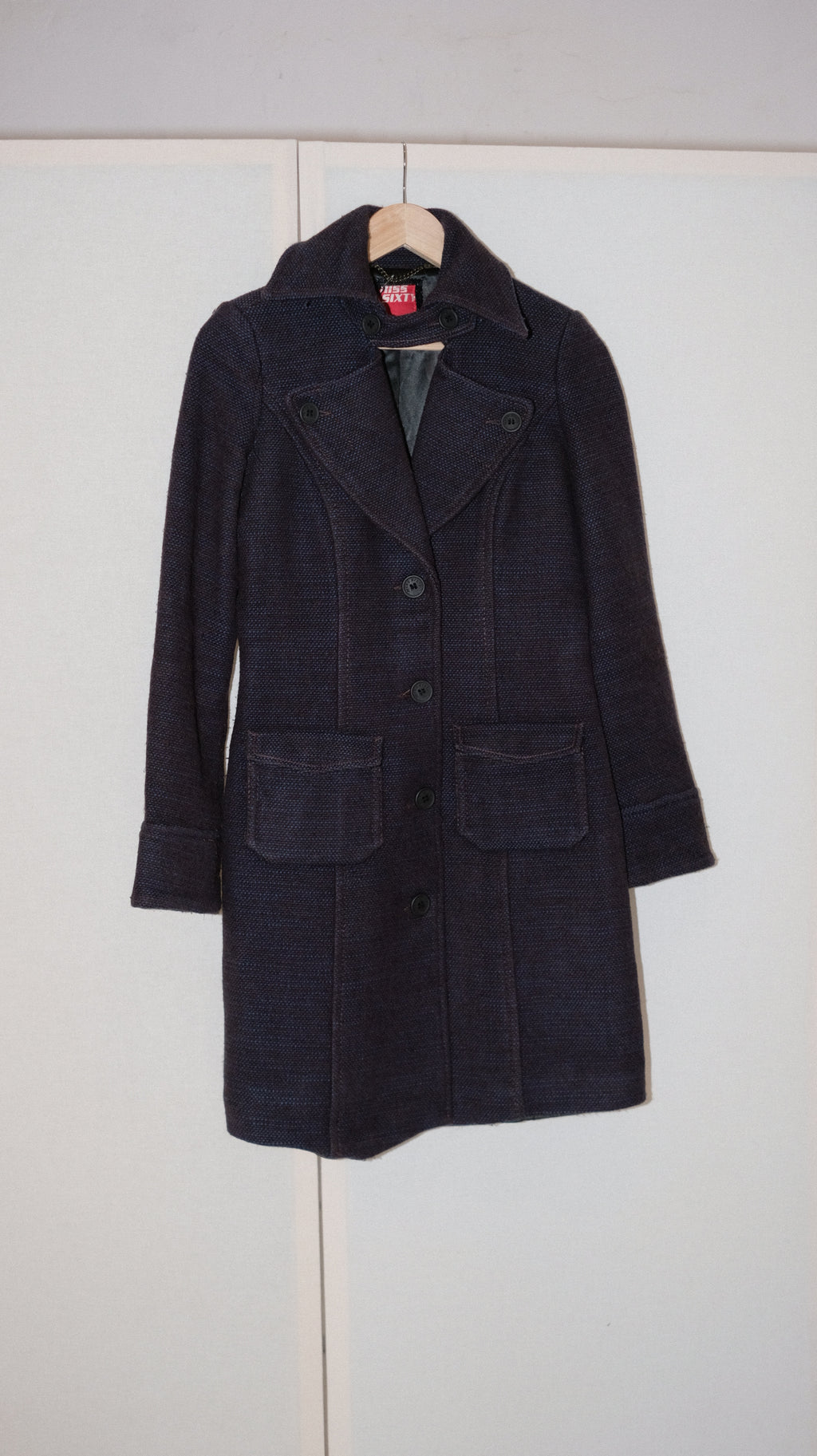 084 / MISS SIXTY wool-blend coat