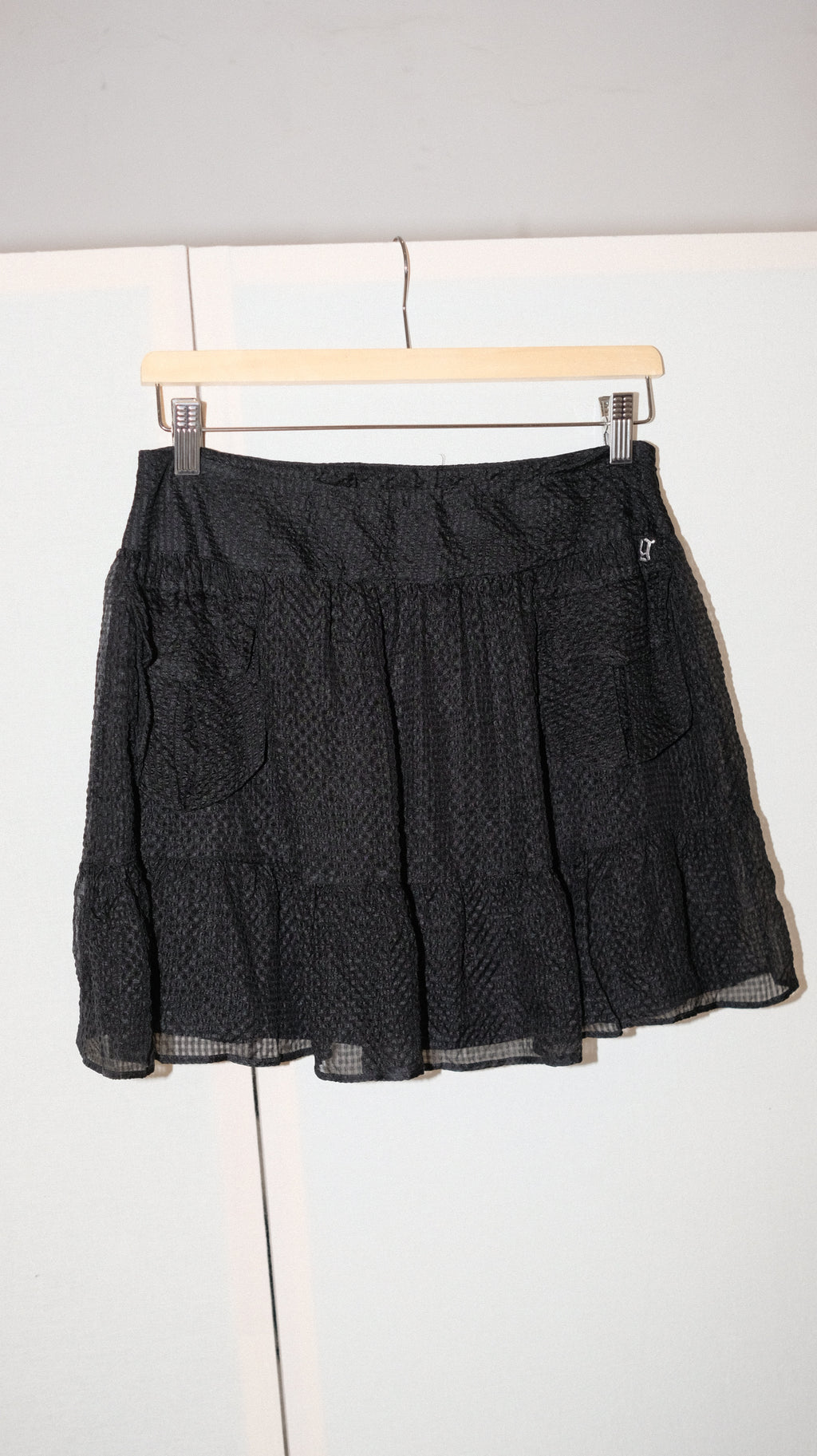 086 / JOHN GALLIANO ruffle skirt