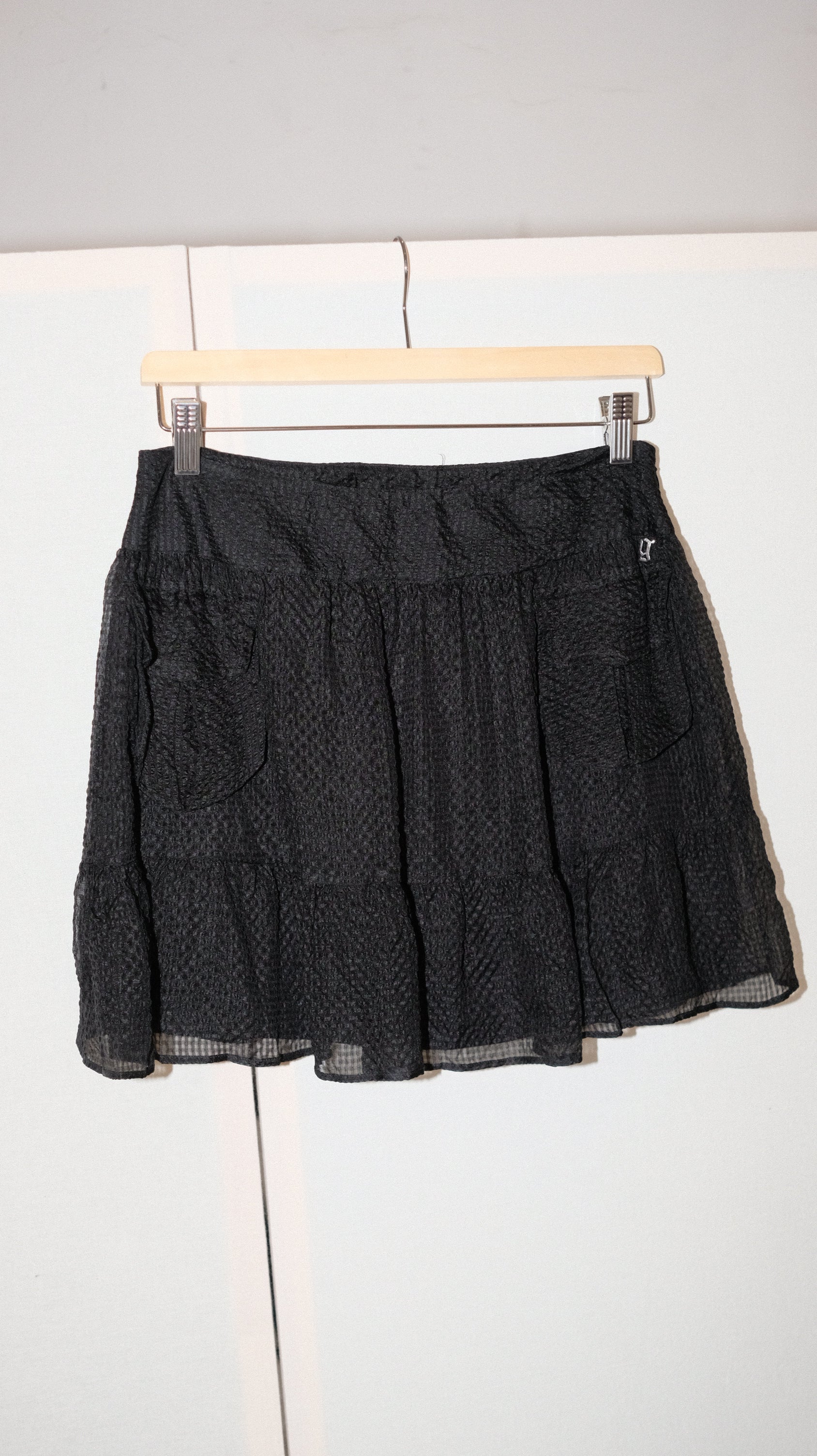 086 / JOHN GALLIANO ruffle skirt