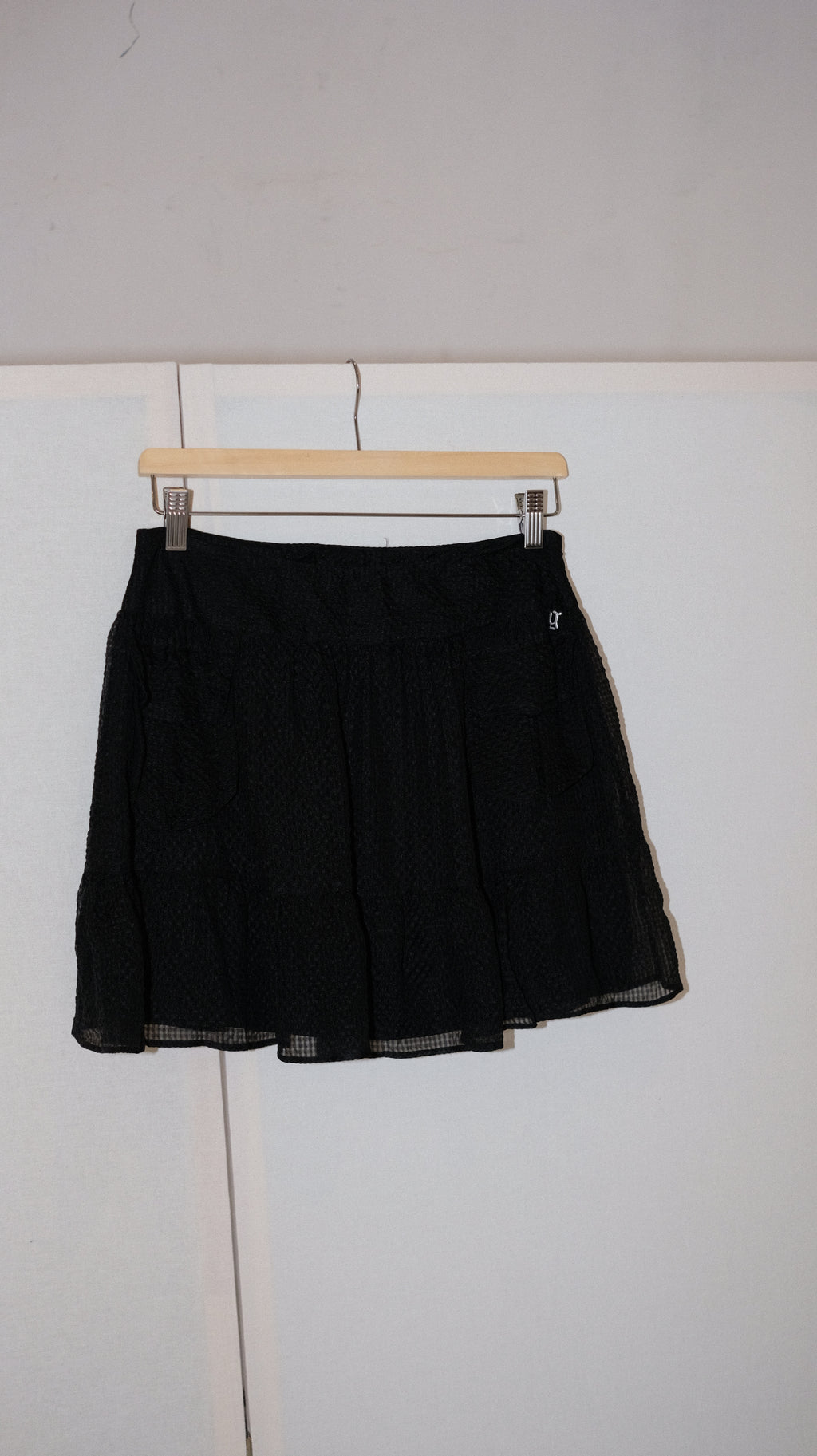 086 / JOHN GALLIANO ruffle skirt