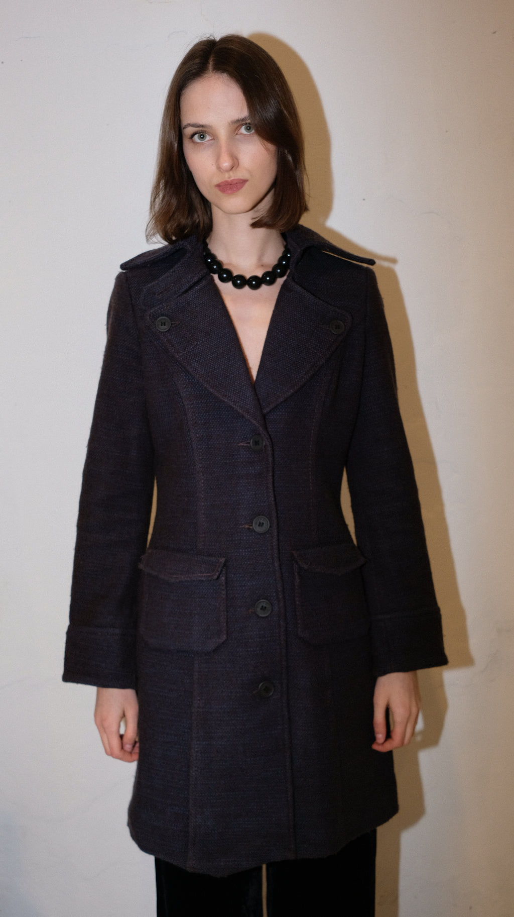 084 / MISS SIXTY wool-blend coat