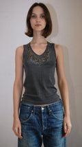 036 / MARITHE + FRANCOIS GIRBAUD tank top