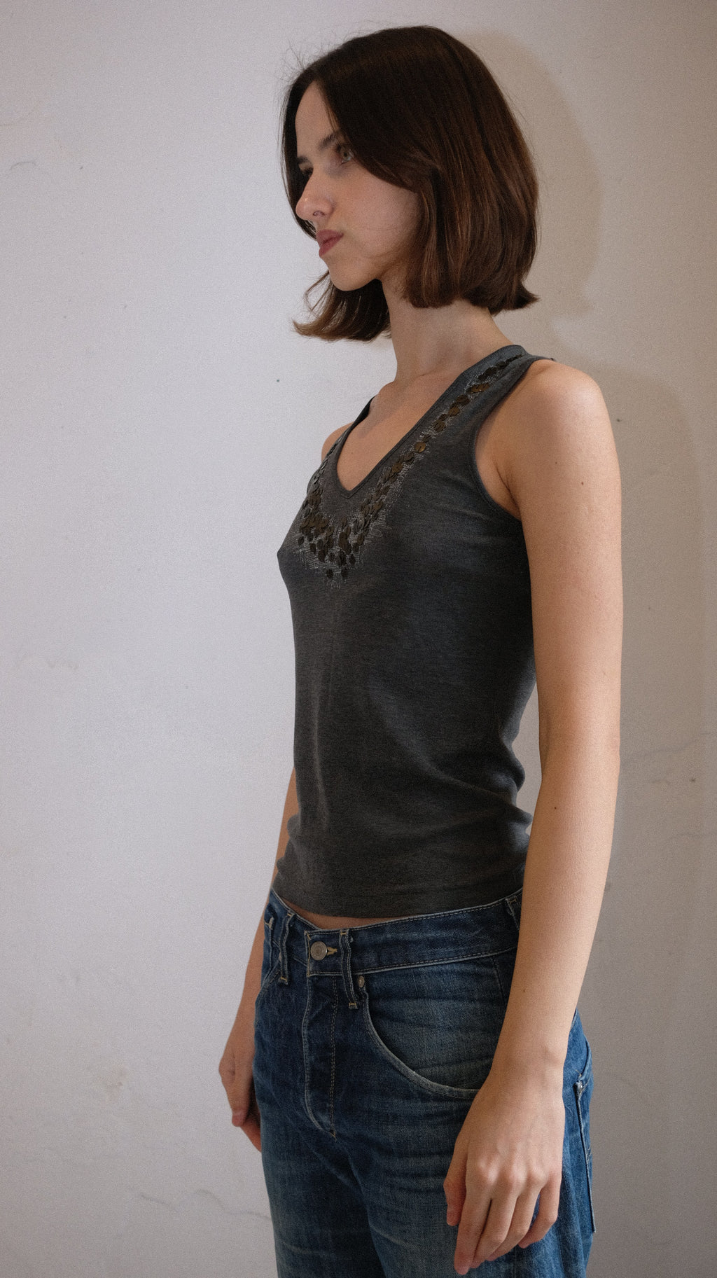036 / MARITHE + FRANCOIS GIRBAUD tank top
