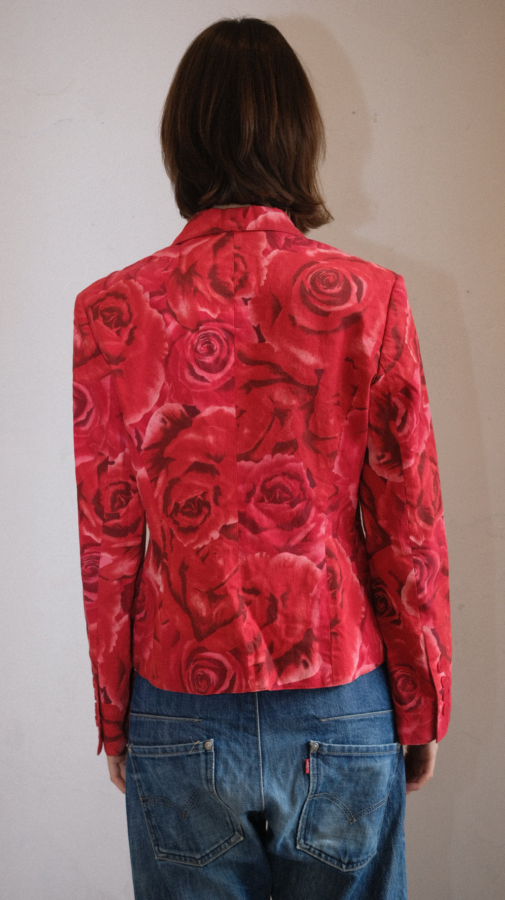 038 / GERRY WEBER rose-print blazer