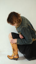 157 / SEYCHELLES leather cowboy boots