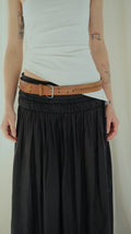 070 / patina leather belt