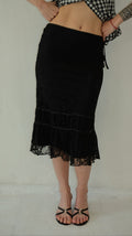 151 / lace midi skirt