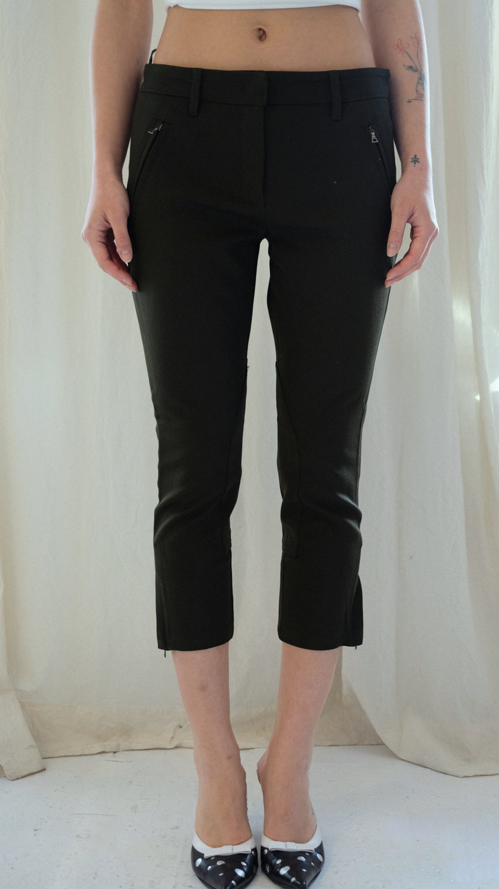 110 / PRADA capri trousers