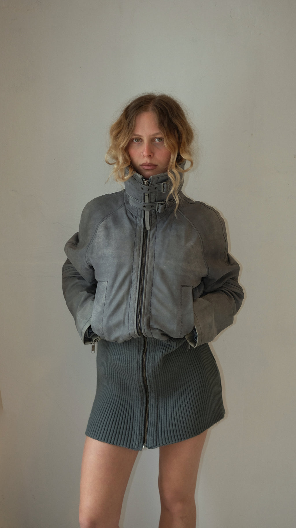 120 / DIESEL leather jacket