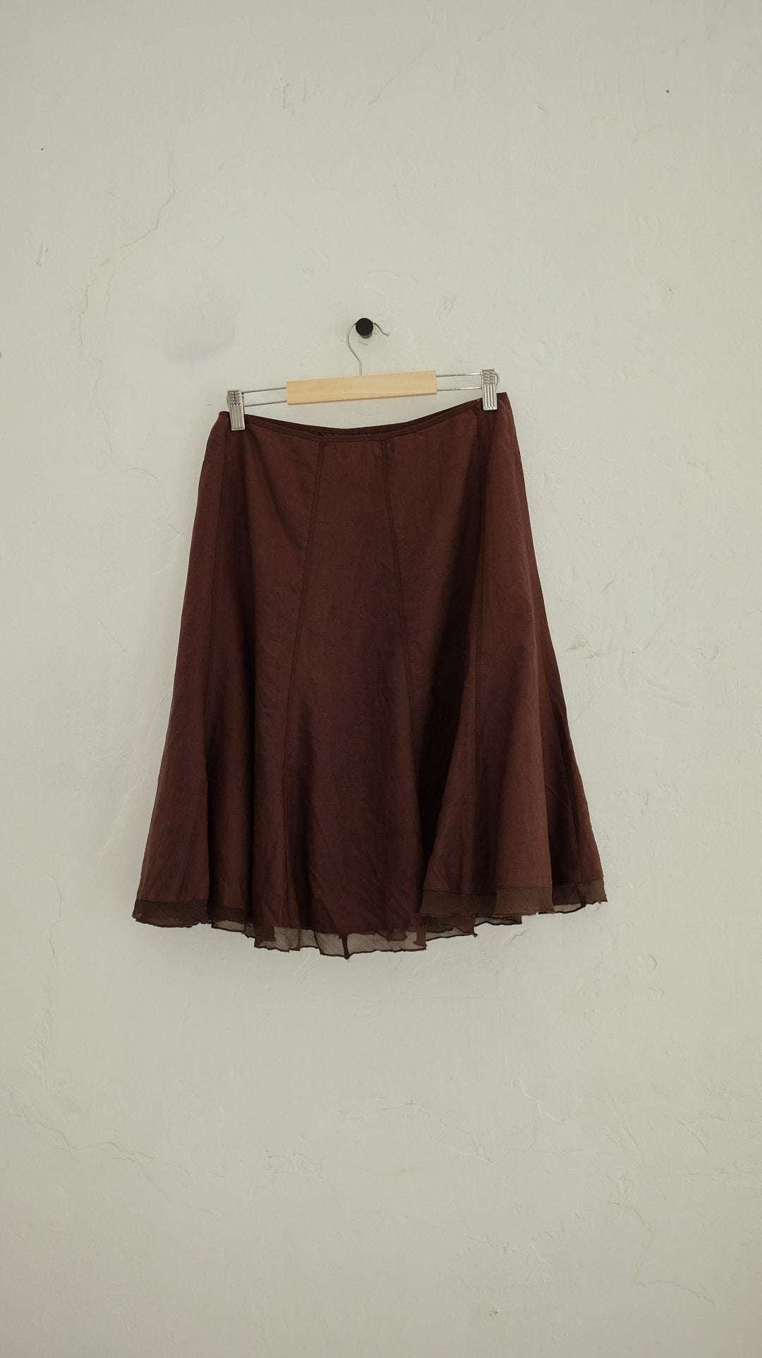 132 / linen midi skirt
