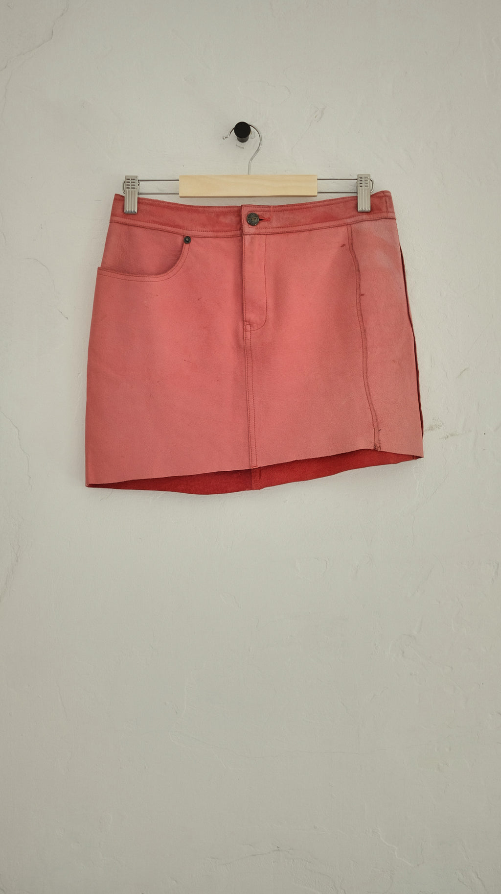 031 / DIESEL leather skirt