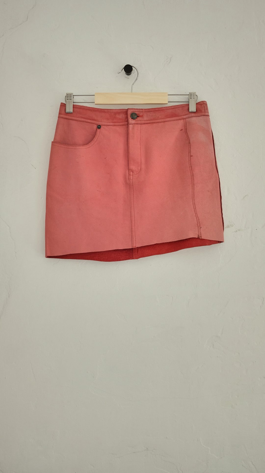 031 / DIESEL leather skirt