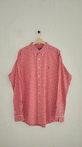 054 / RALPH LAUREN gingham men's shirt