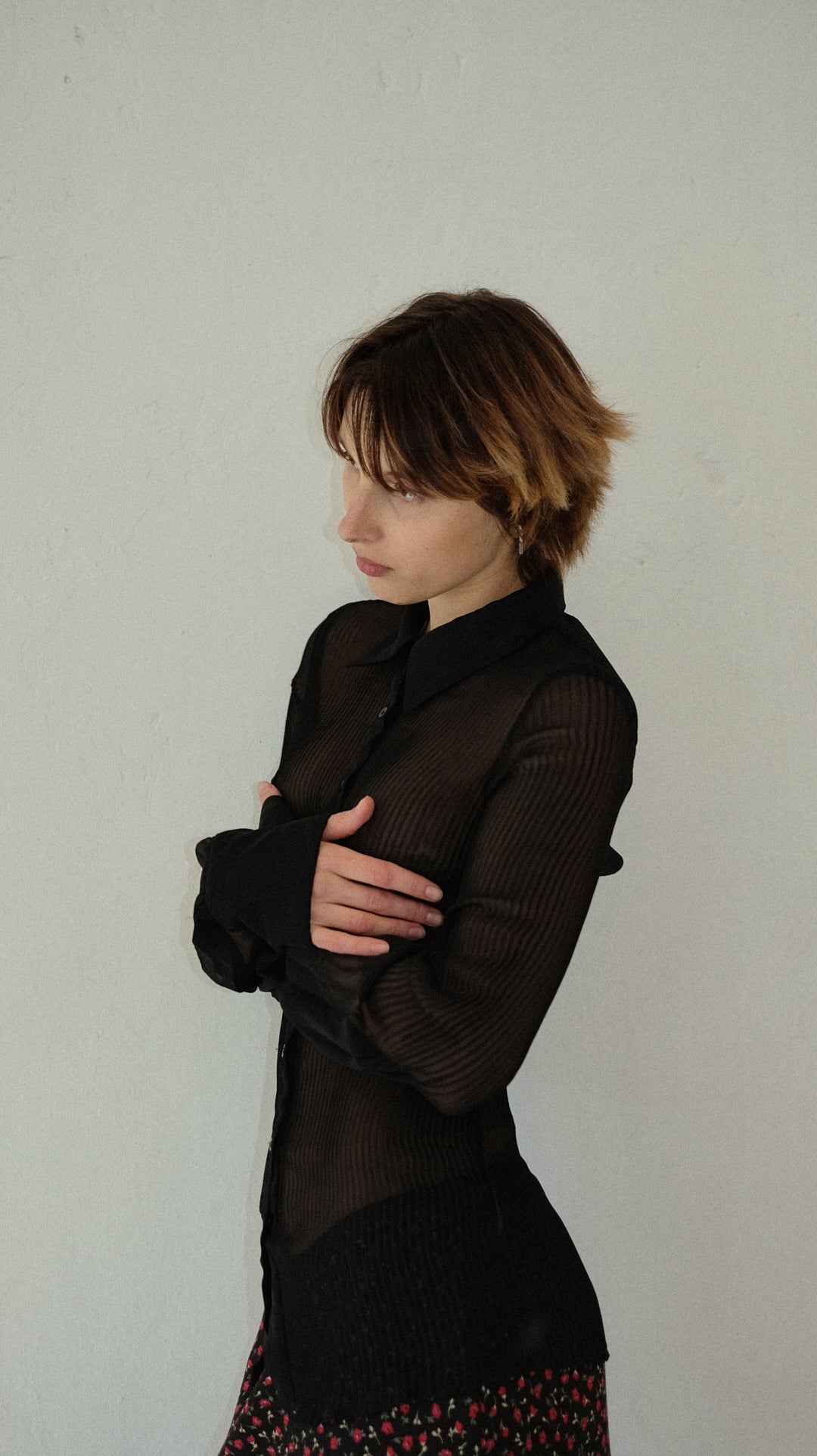 147 / plissé blouse
