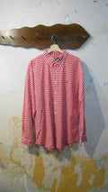 054 / RALPH LAUREN gingham men's shirt