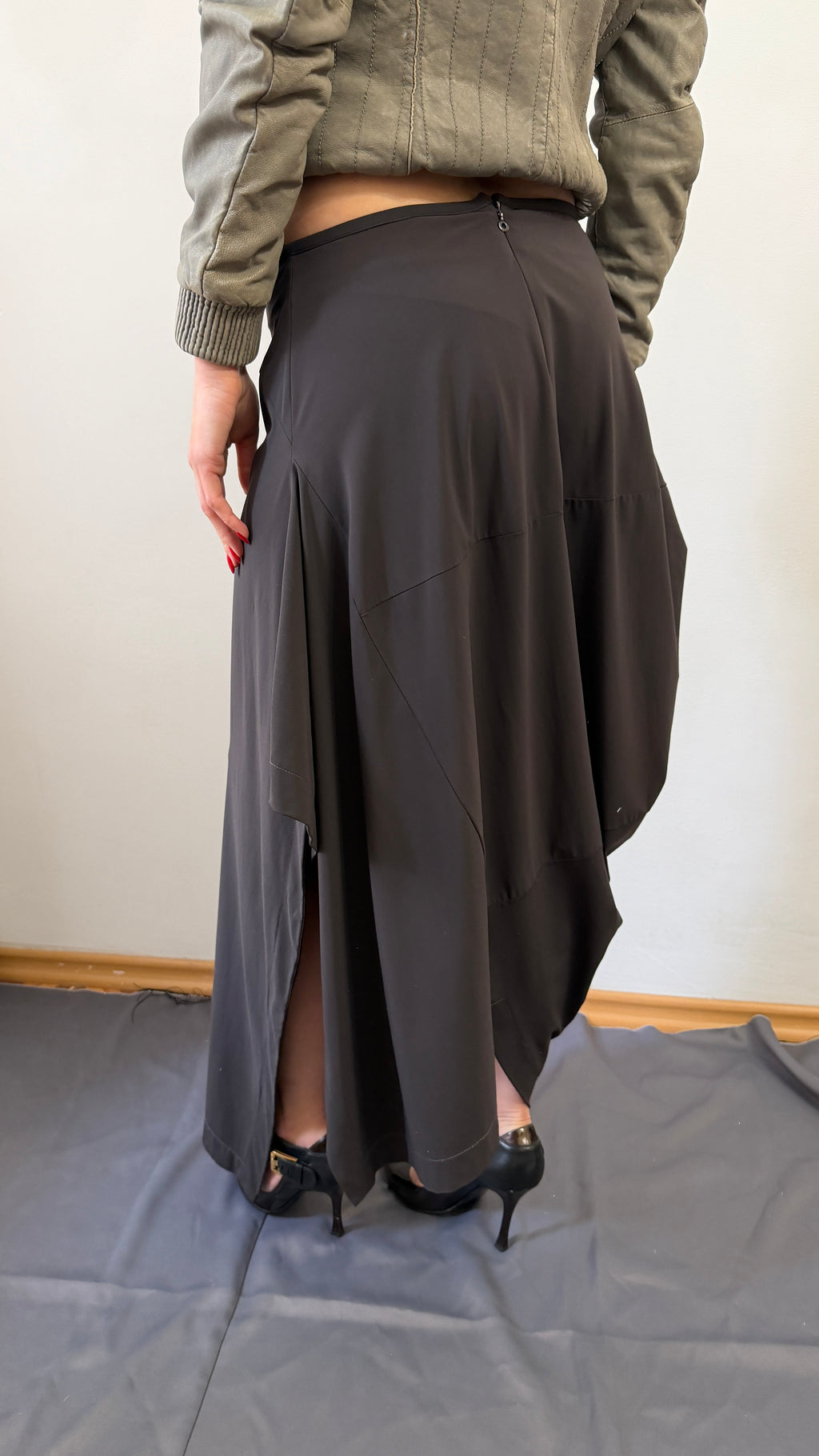 404 / MARITHE+FRANCOIS GIRBAUD asymmetric skirt