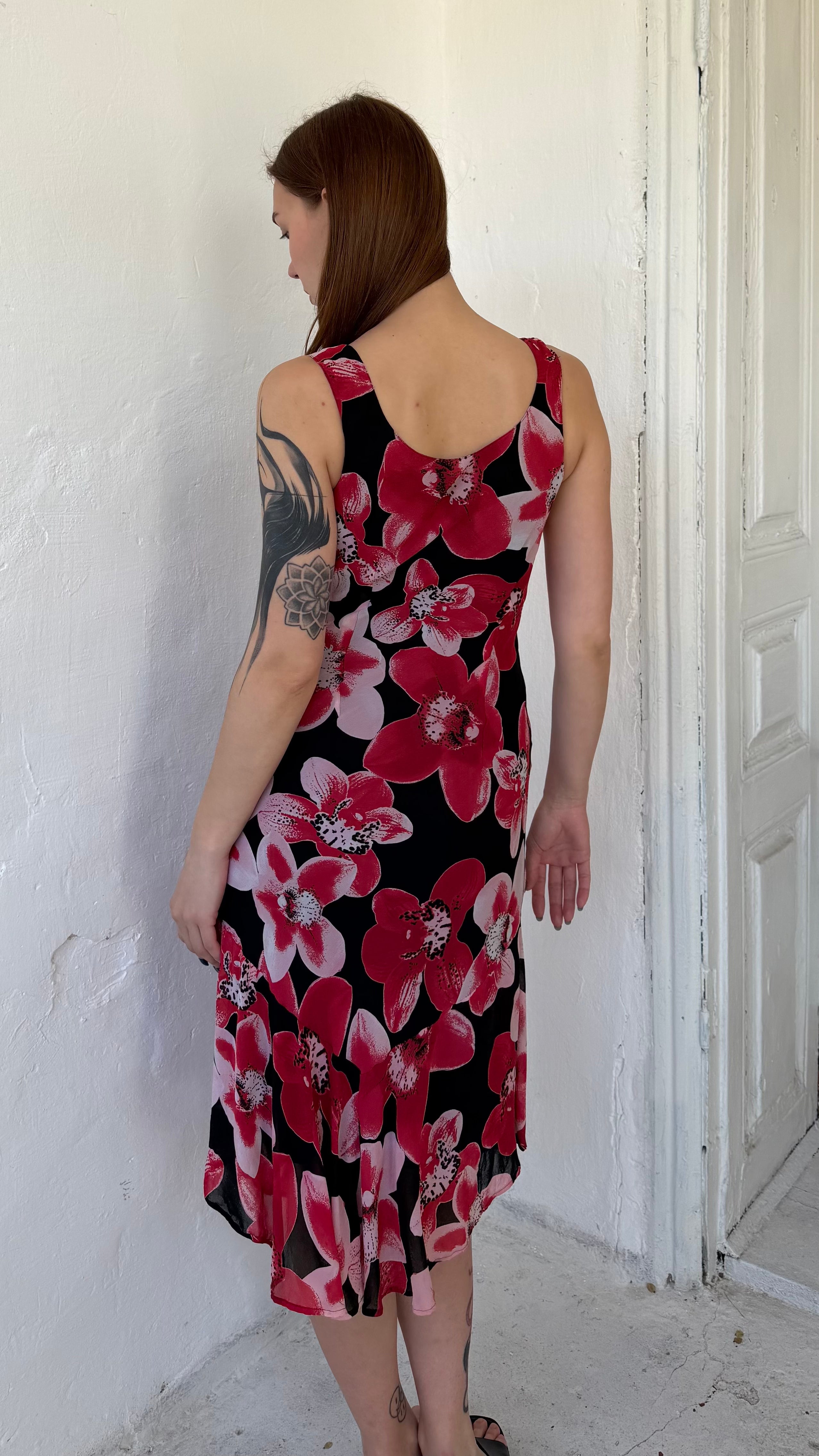 181 / floral midi dress