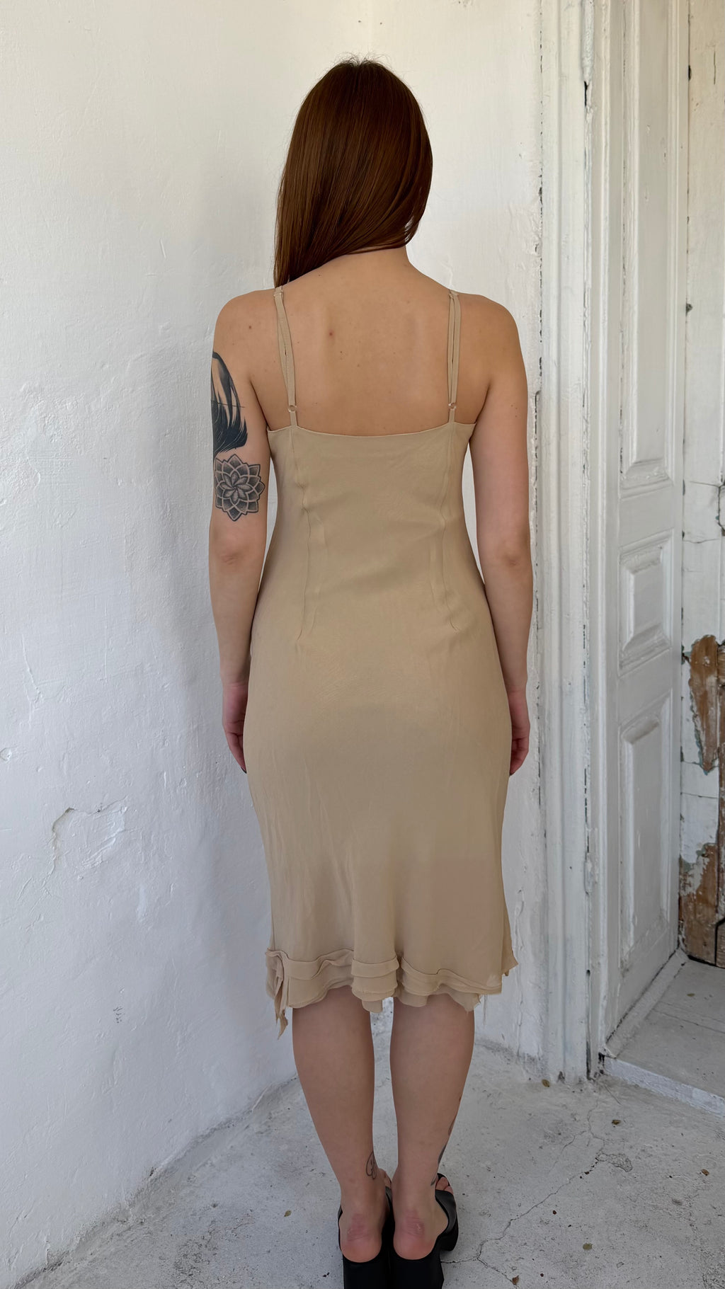 200 / midi slip dress