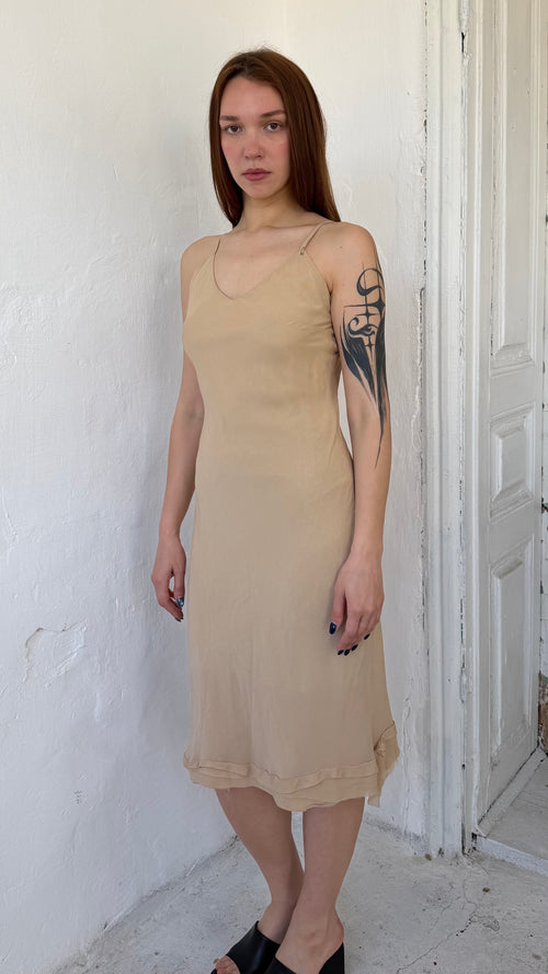 200 / midi slip dress