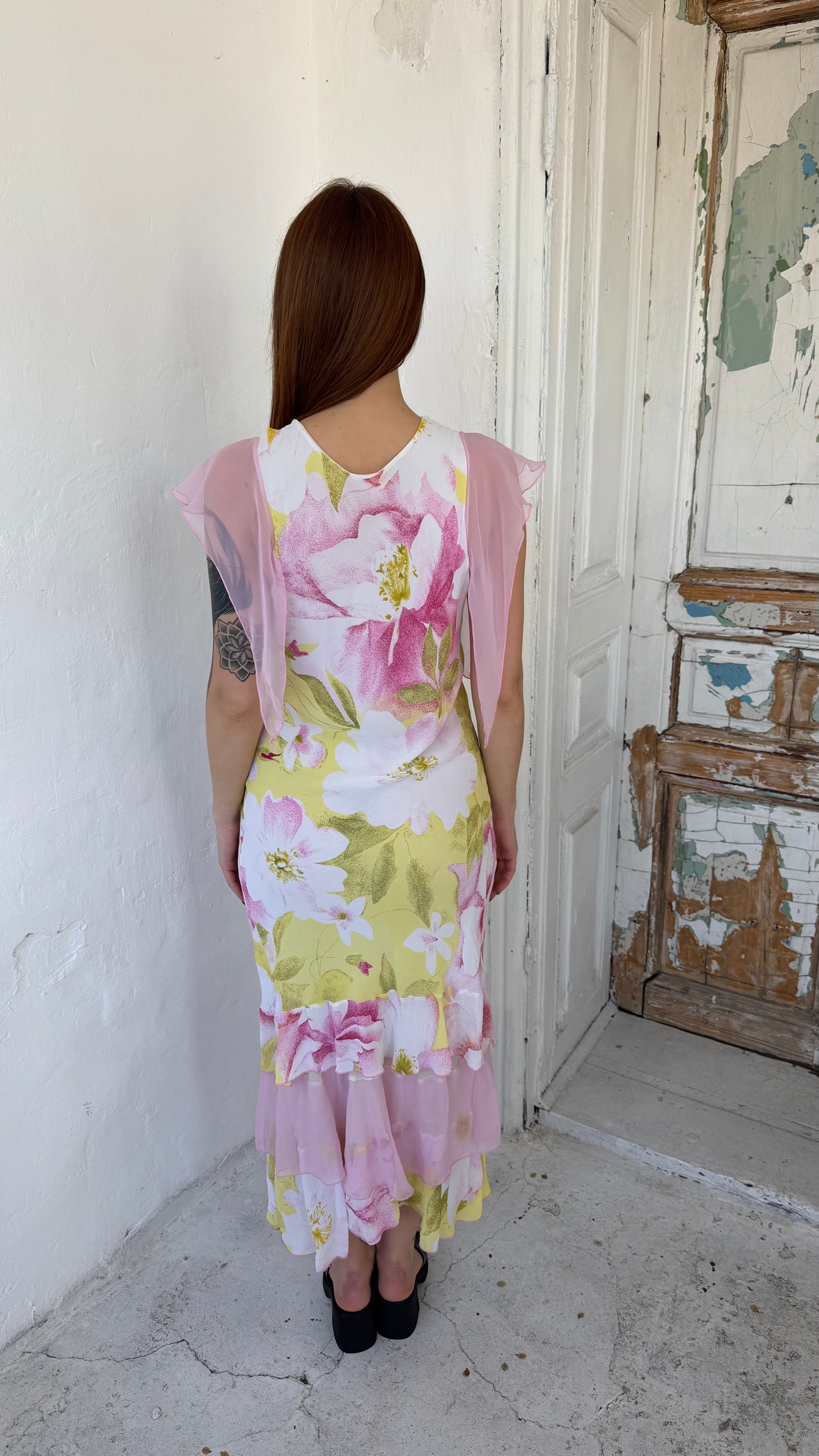 201 / floral maxi dress