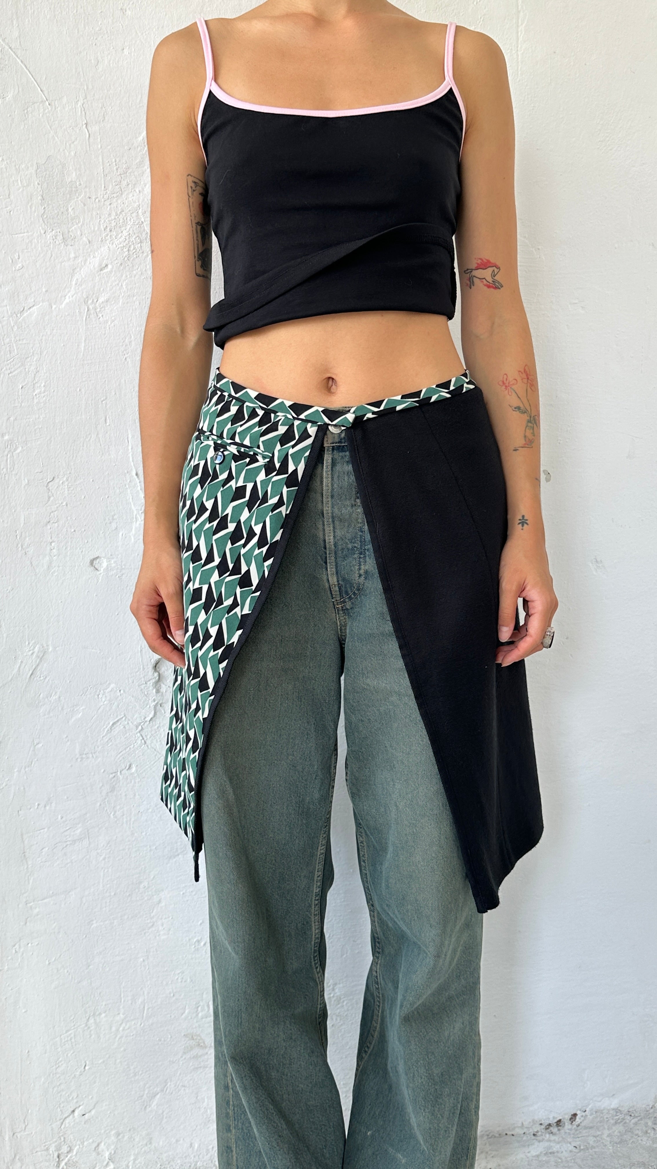 225 / upcycled MISSONI skirt