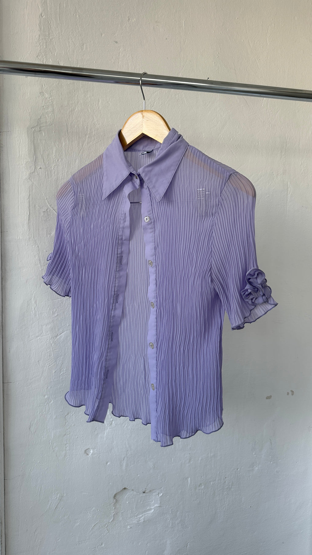 315 / plissé blouse