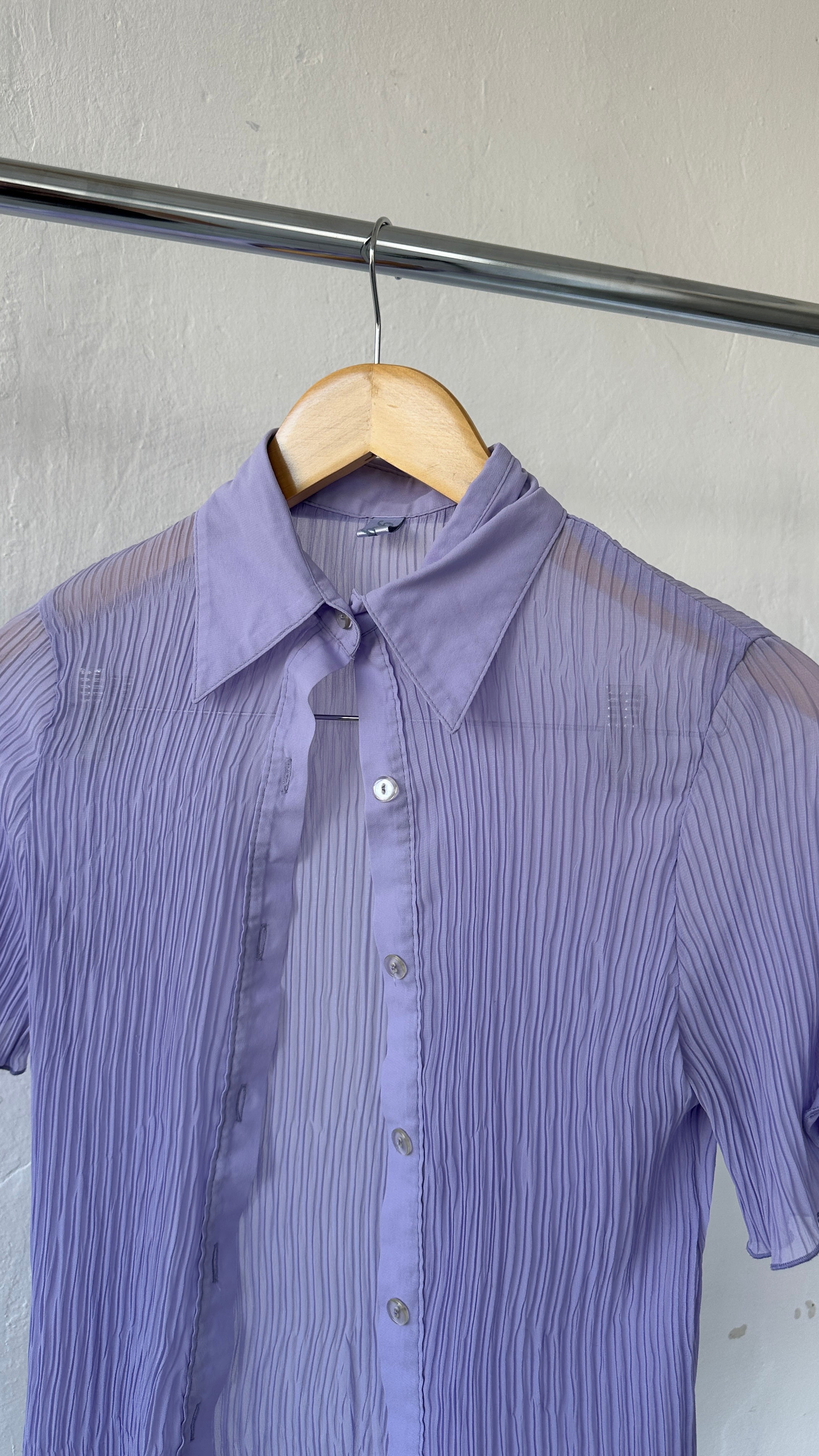 315 / plissé blouse