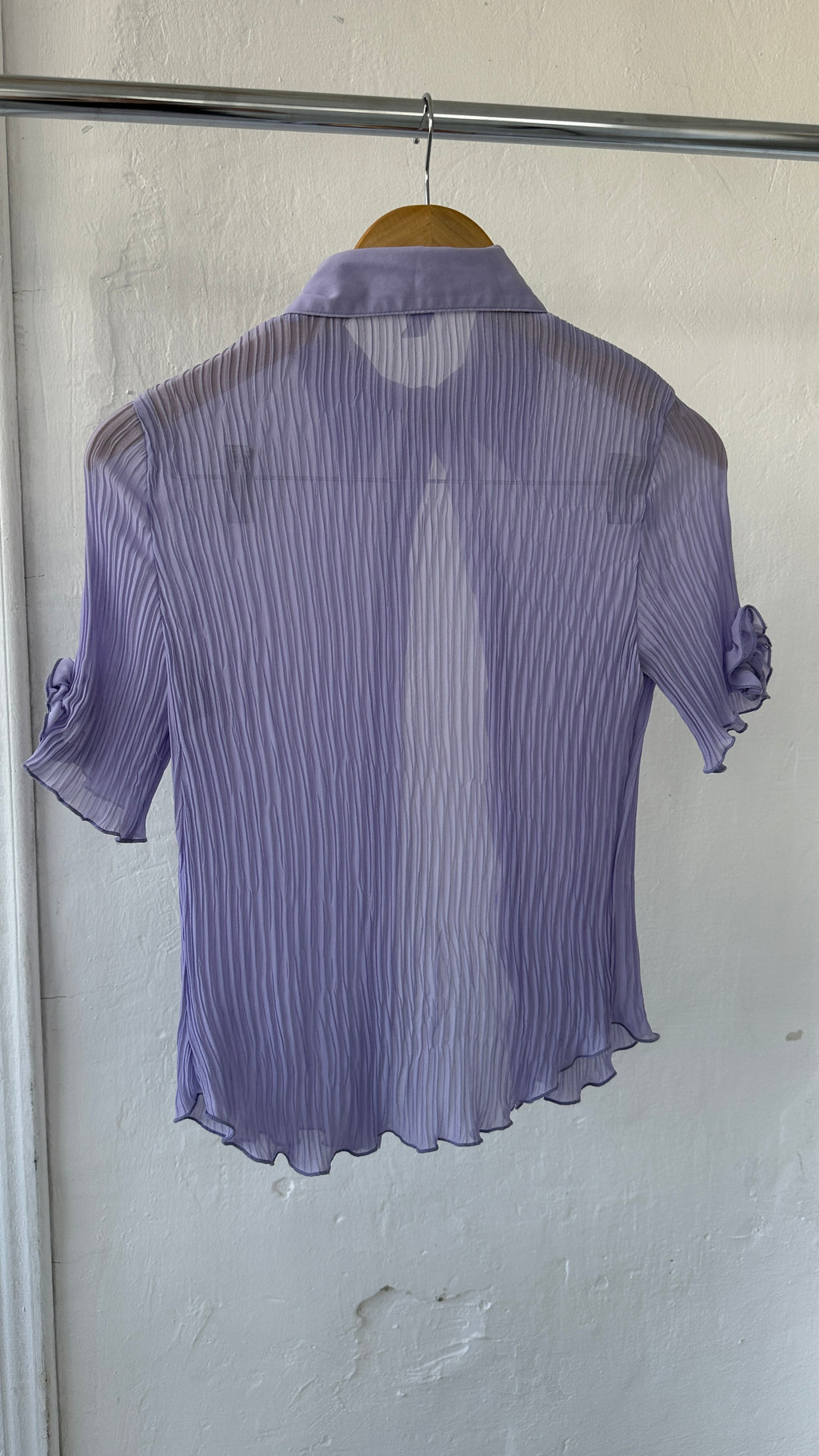 315 / plissé blouse