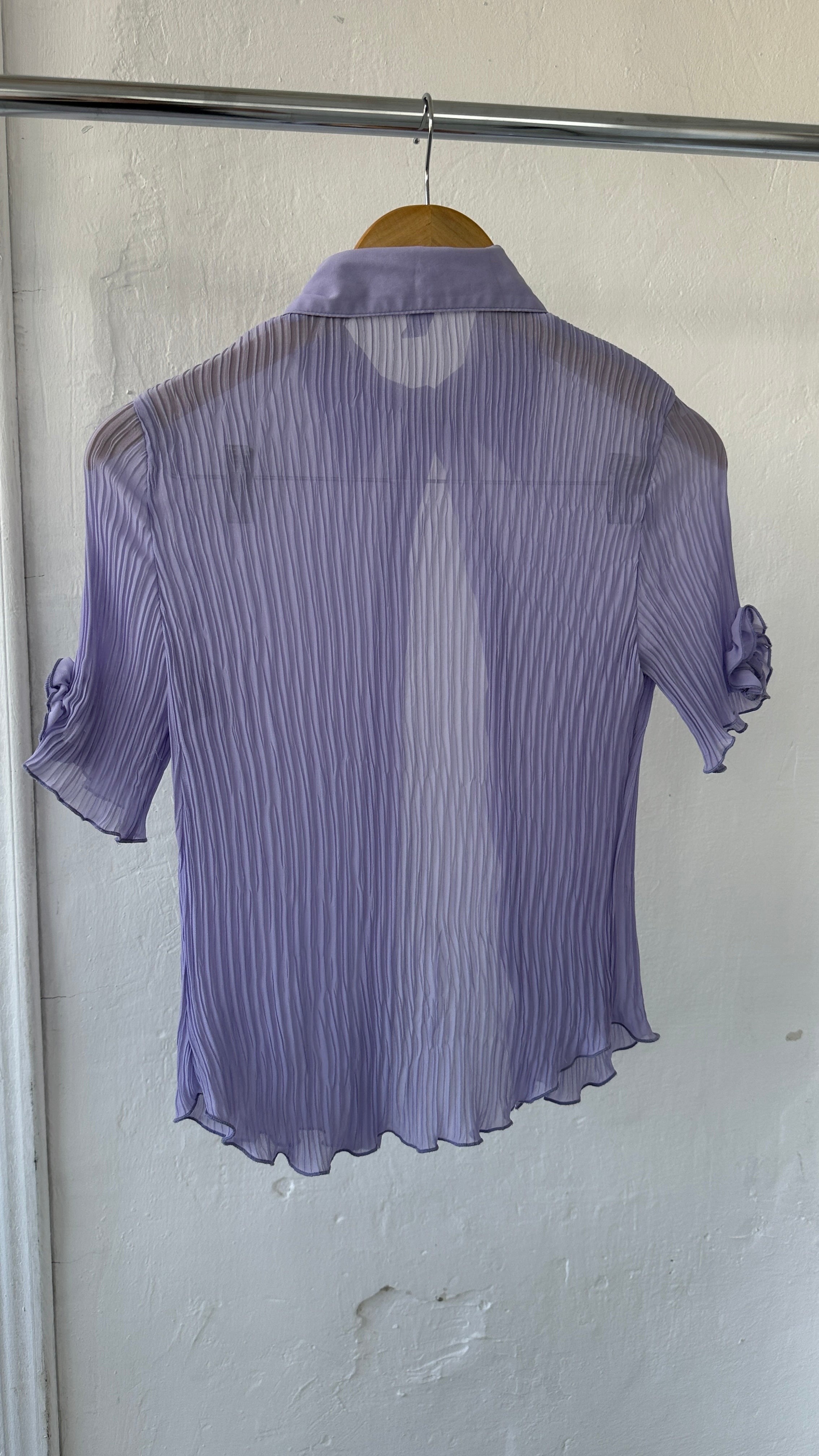 315 / plissé blouse