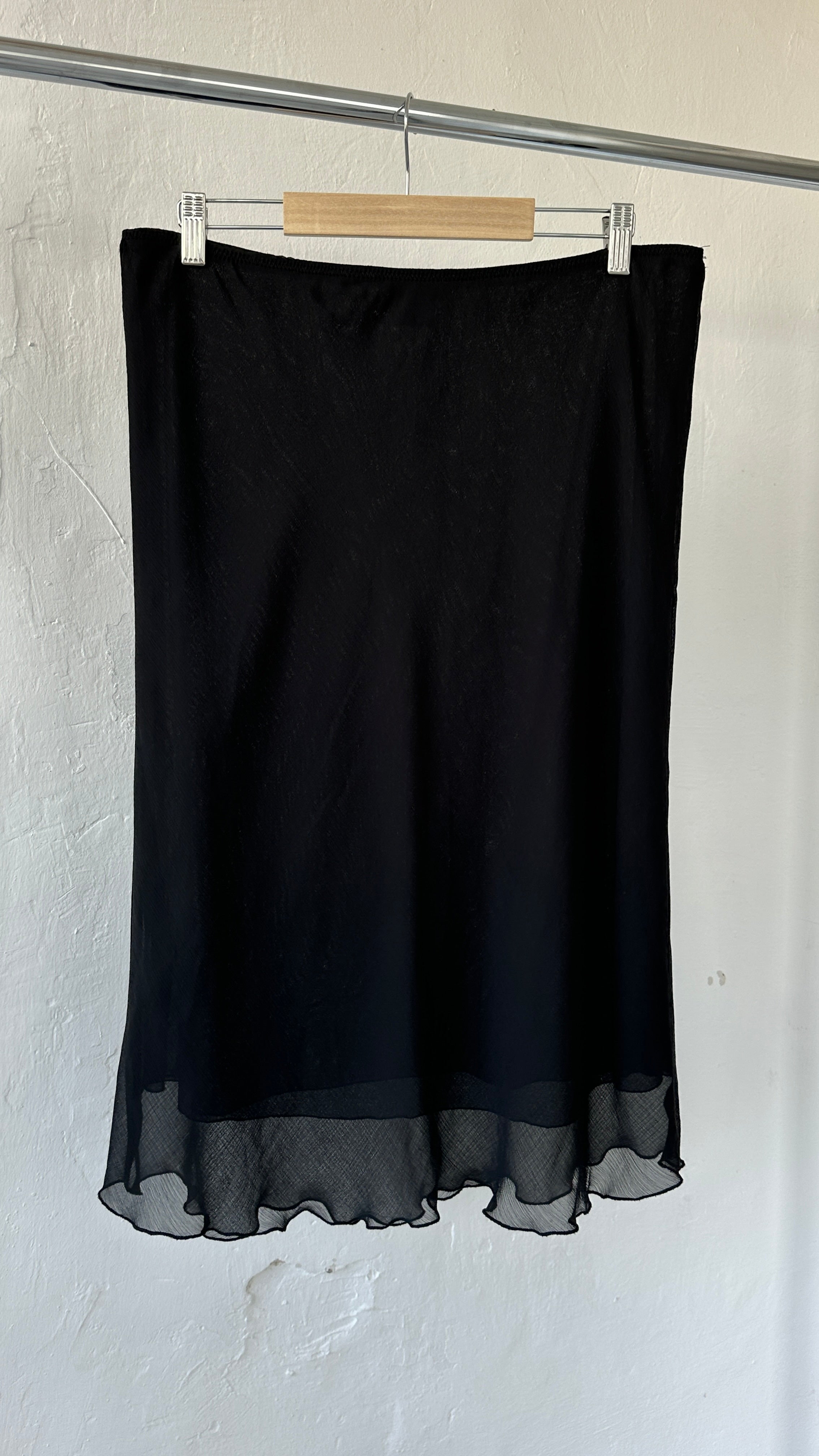 316 / chiffon midi skirt