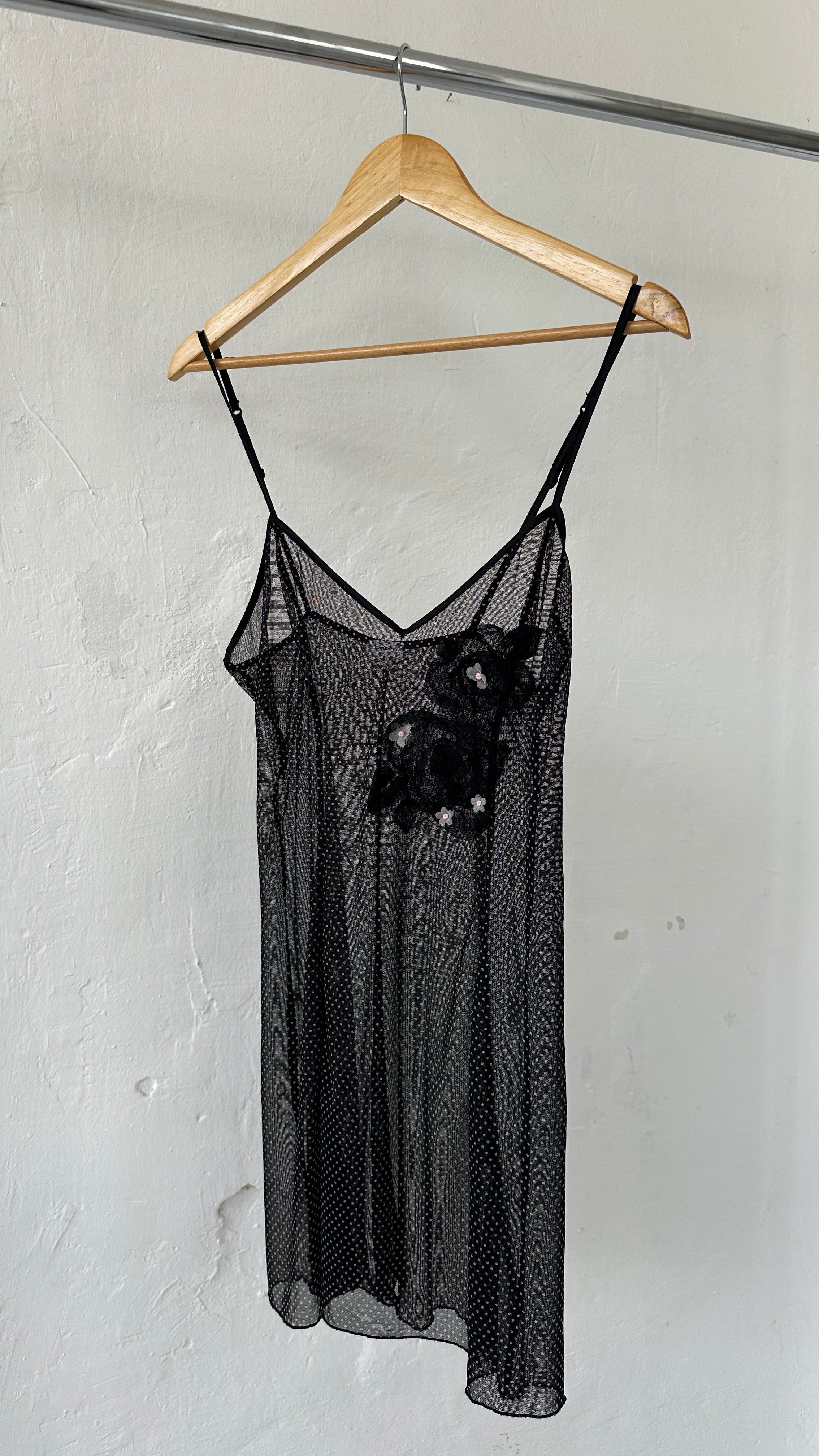 341 / INTIMISSIMI mesh slip dress