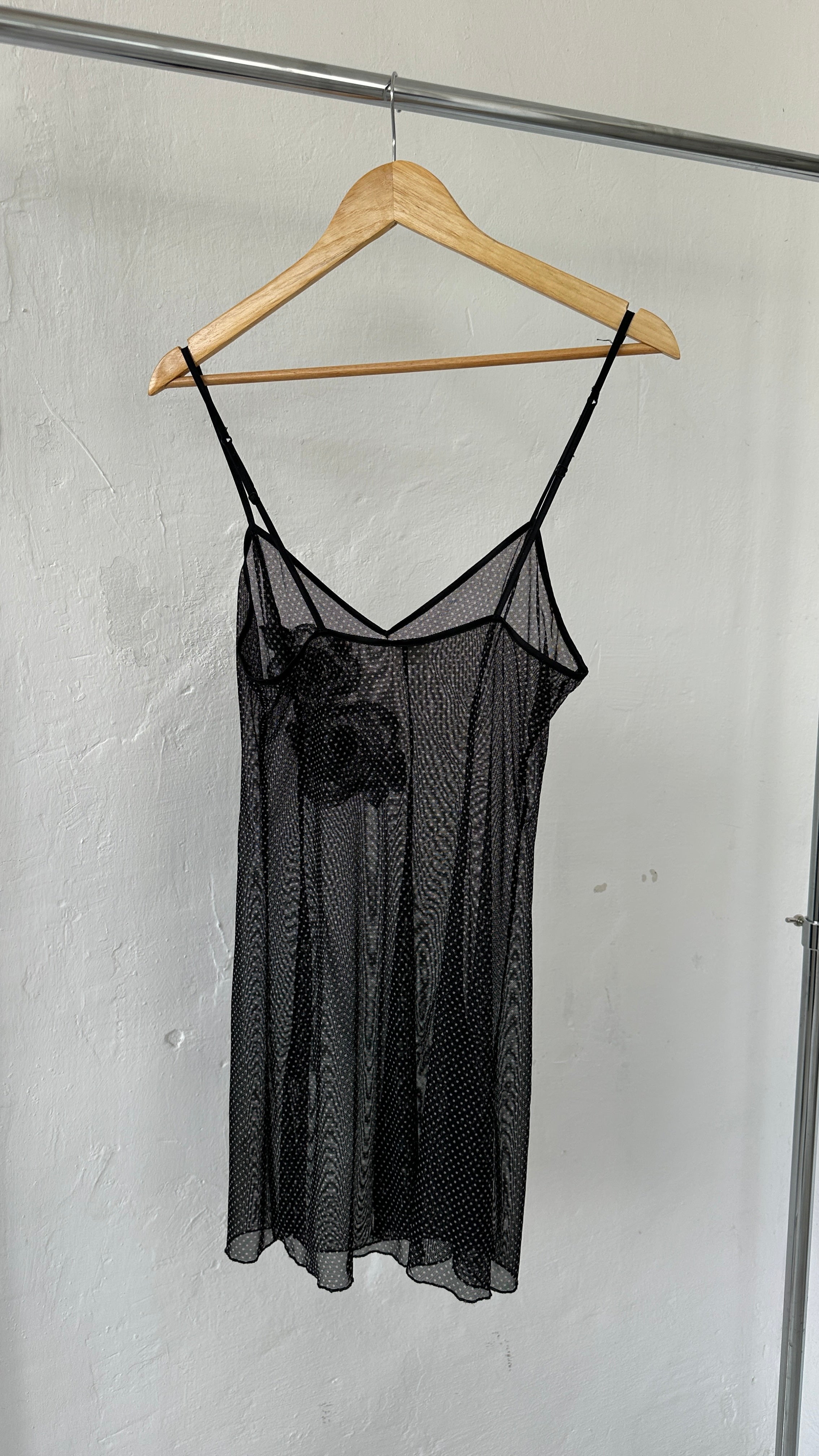 341 / INTIMISSIMI mesh slip dress