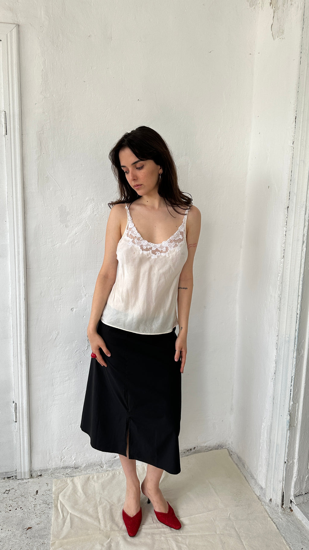 335 / LA PERLA silk cami top