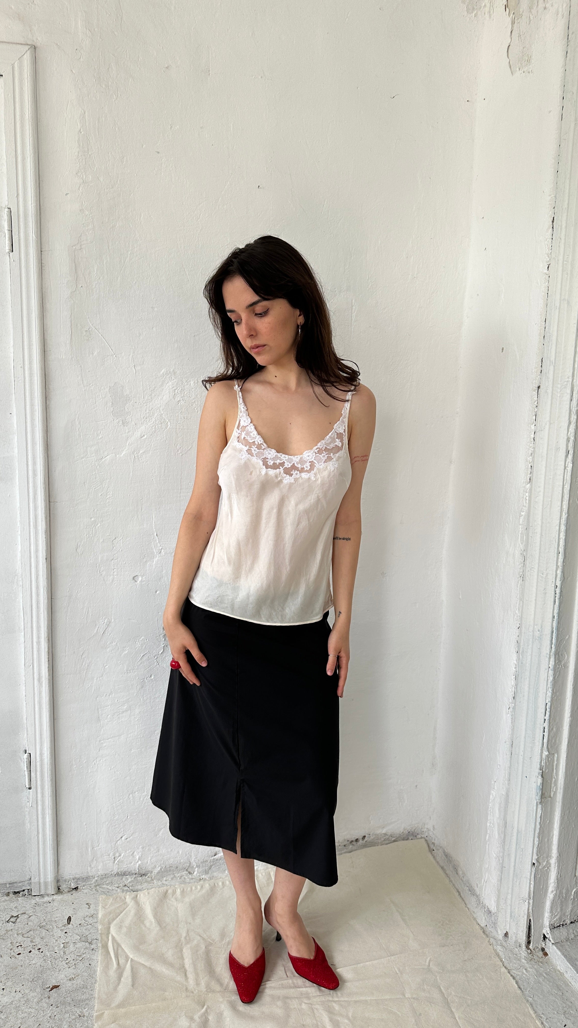335 / LA PERLA silk cami top