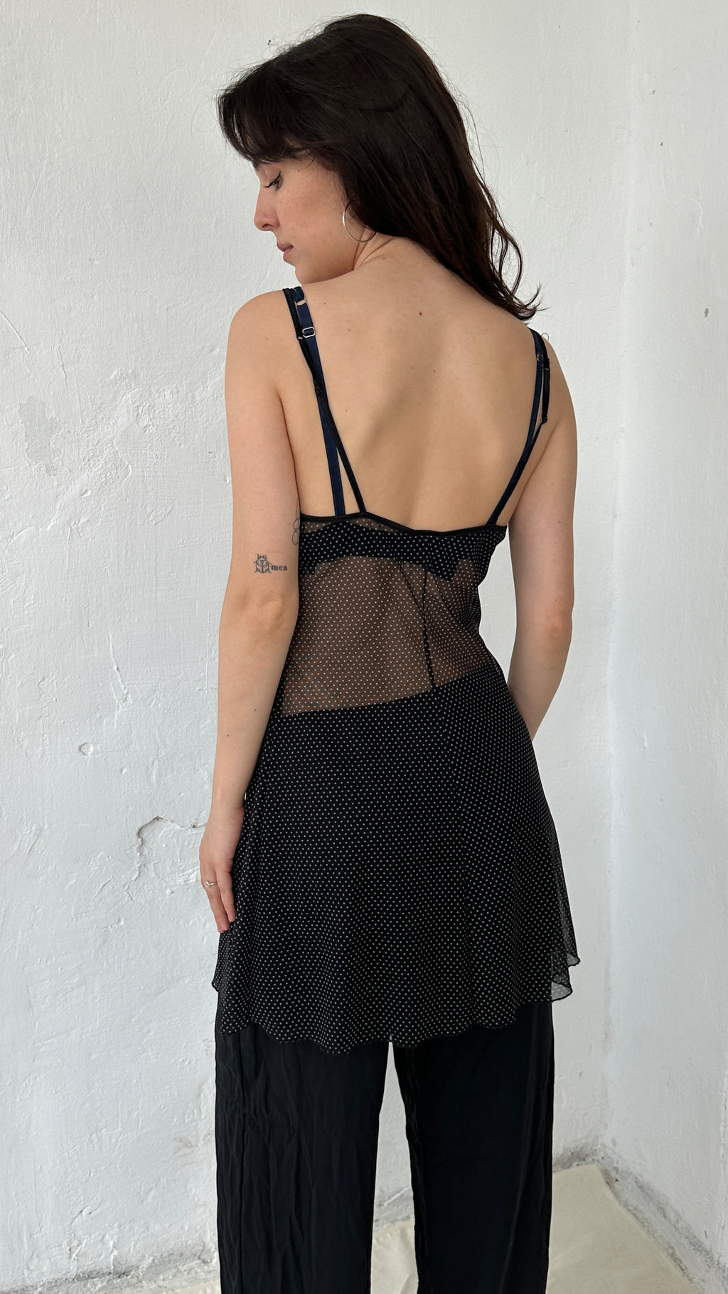 341 / INTIMISSIMI mesh slip dress