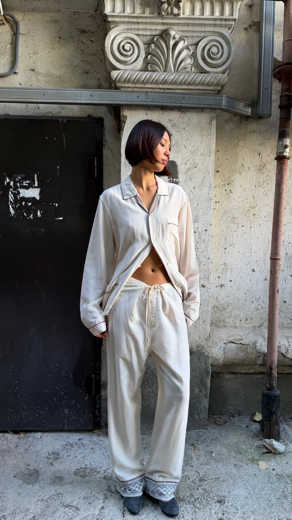 385 / PRADA silk pyjama set