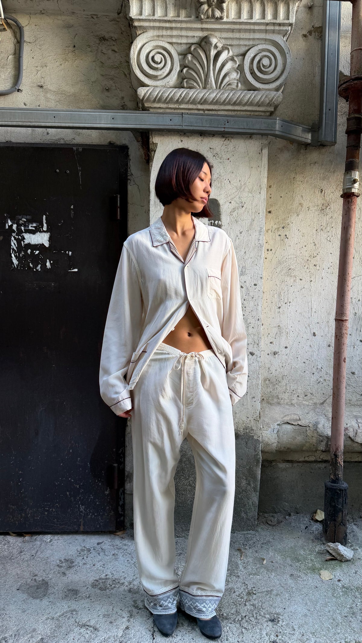385 / PRADA silk pyjama set