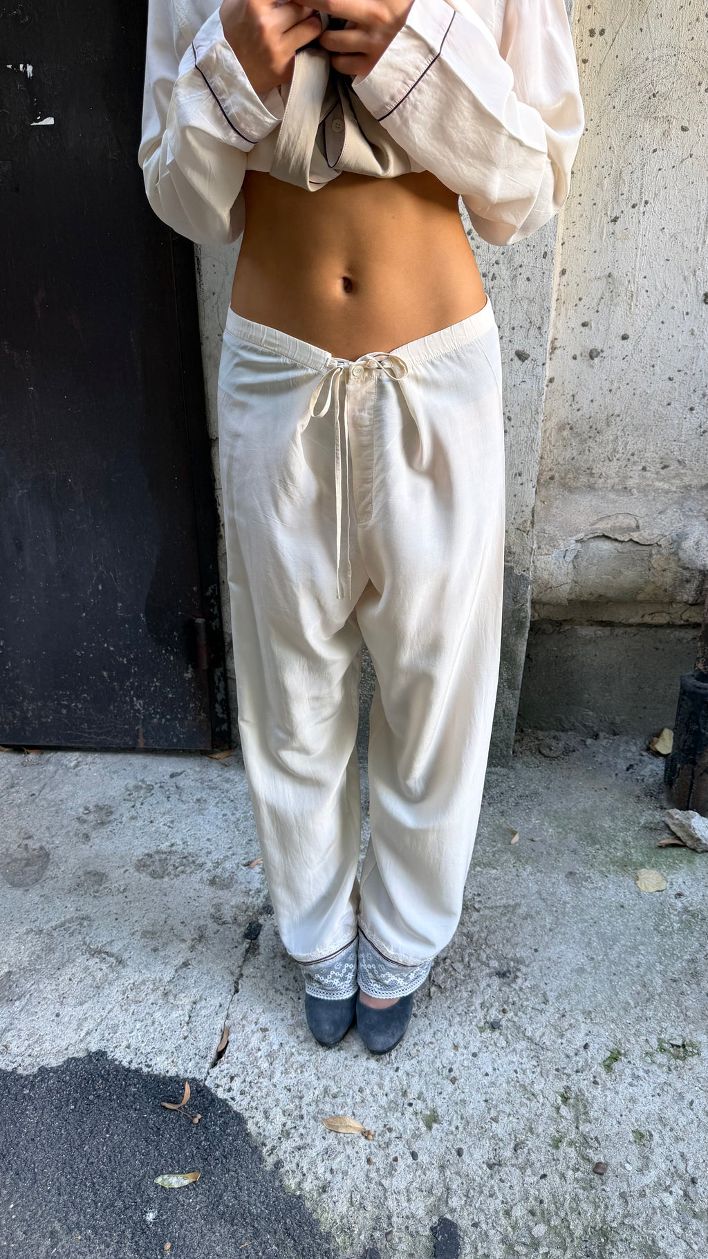 385 / PRADA silk pyjama set
