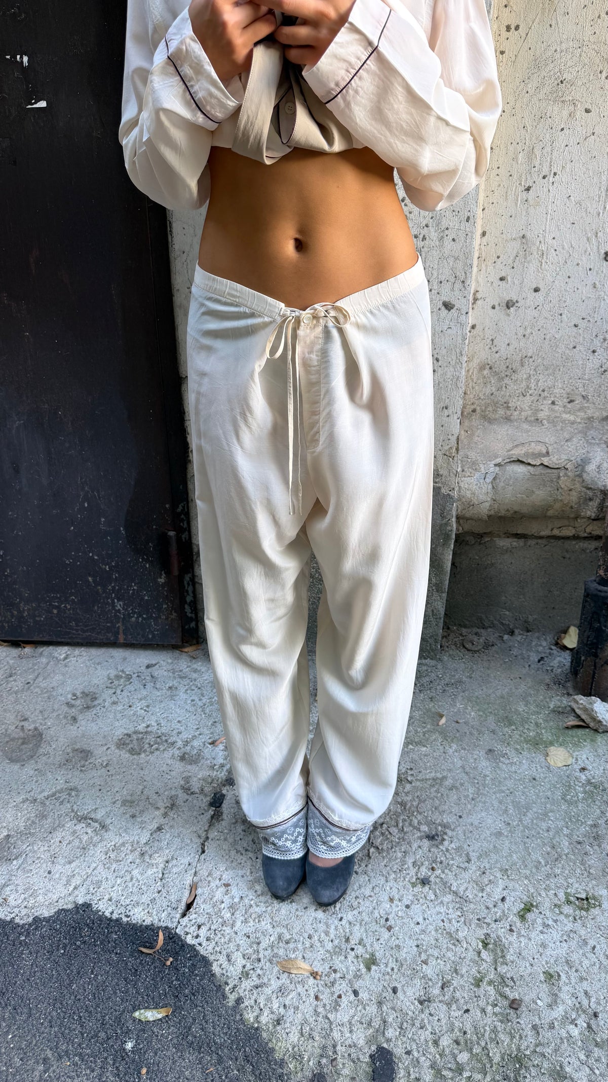 385 / PRADA silk pyjama set